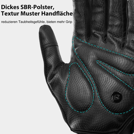 ROCKBROS Reithandschuhe Full Finger SBR Herren Sporthandschuhe M-XXL - ROCKBROS-EU