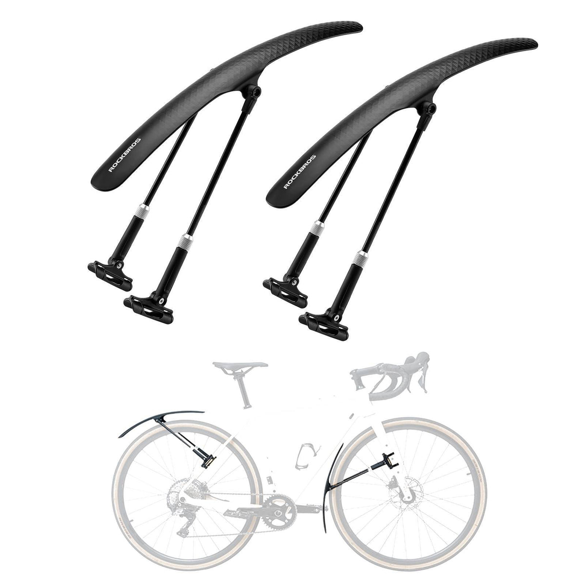rockbros schutzblech ROCKBROS Rennrad Schutzblech Set für 27,5 Zoll Fahrräder Quick-Release – ROCKBROS-DE