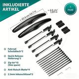 ROCKBROS Rennrad Schutzblech Set für 27,5 Zoll Fahrräder Quick-Release