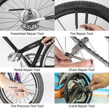fahrrad reparatur werkzeuge ROCKBROS Reparaturwerkzeug Set 44 in 1 Fahrrad Praktisch Werkzeugset –  ROCKBROS-DE