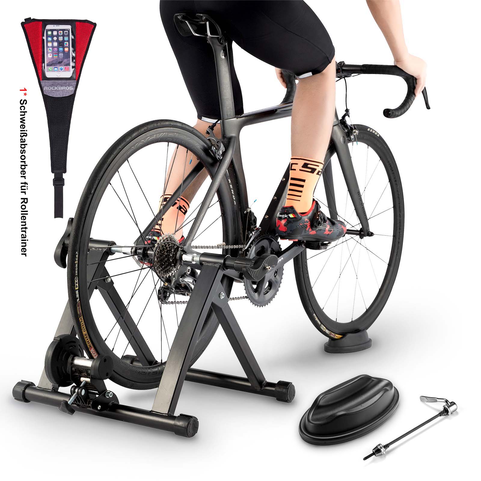 fahrrad xxl rollentrainer ROCKBROS Rollentrainer Magnetisches Indoor-Bike-Trainingsgerät Faltbar –  ROCKBROS-DE