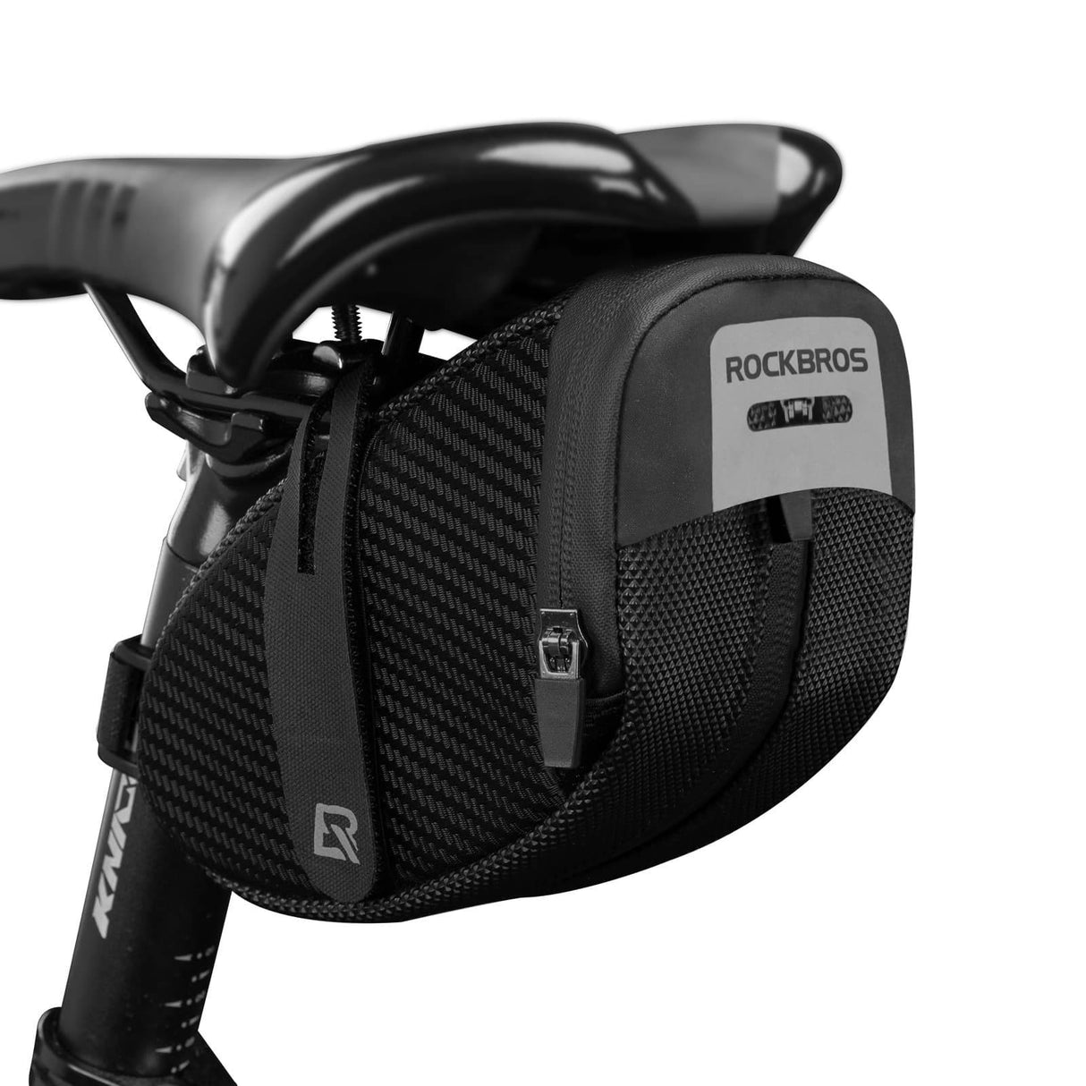 ROCKBROS Satteltasche für MTB Rennrad Werkzeugtasche mit Rücklichthalter - ROCKBROS-EU