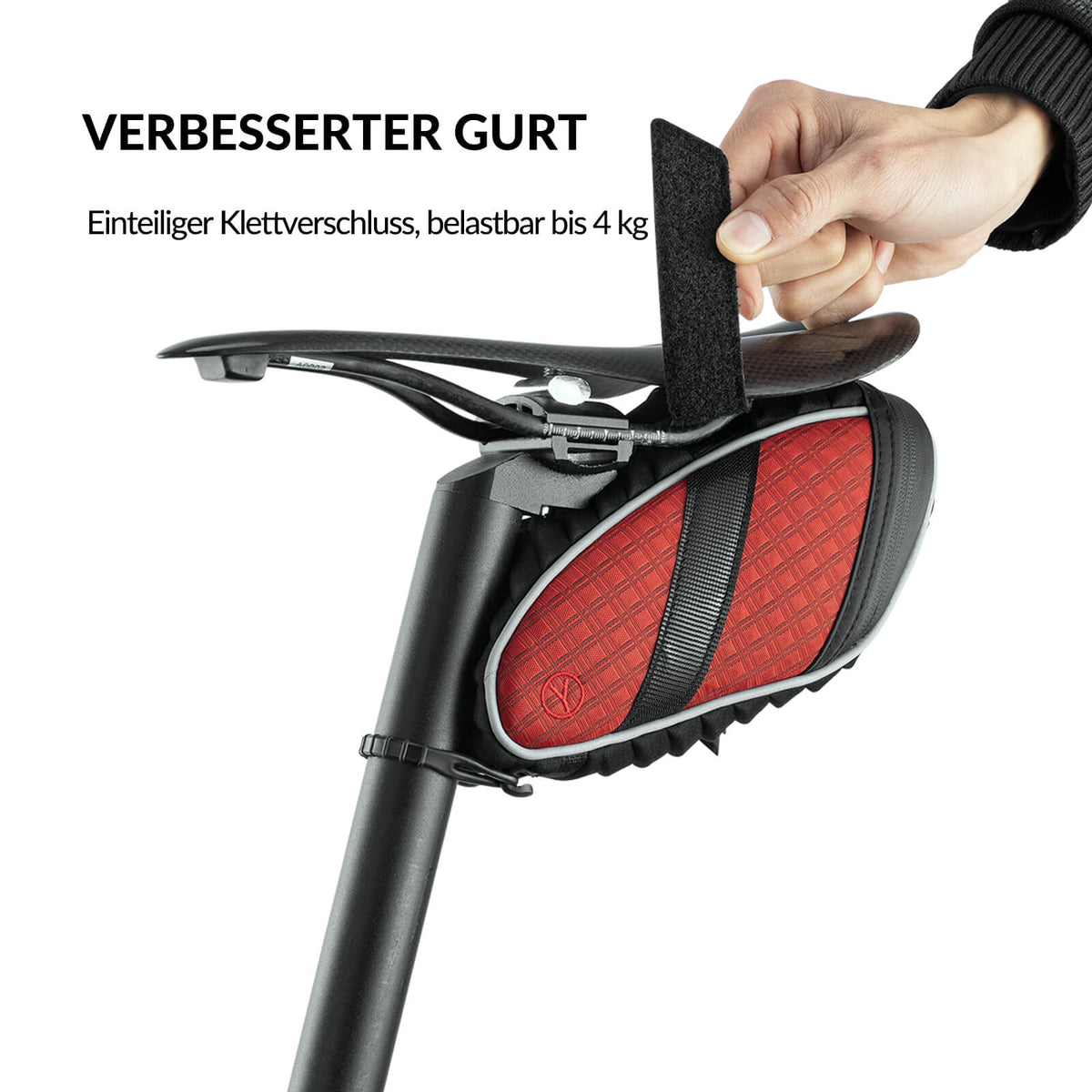 fahrradschloss unterm sattel 1L Fahrrad Satteltasche & Sitztasche mit Rücklichthalter – ROCKBROS-DE