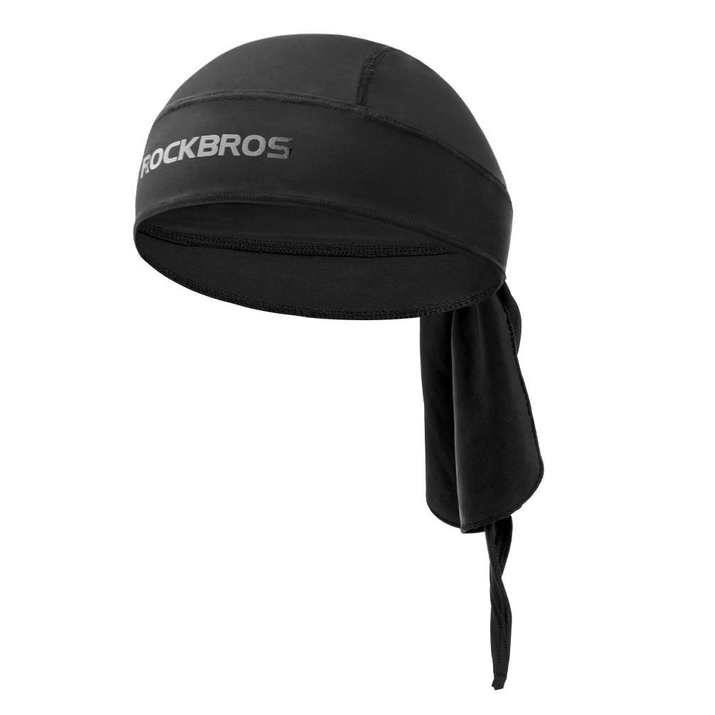 ROCKBROS Schnelltrocknend Kopftuch für Damen und Herren Schwarz/Blau – ROCKBROS-DE