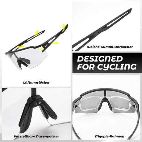 ROCKBROS Sonnenbrille für Männer & Frauen UV-Schutz Fahrradbrille - ROCKBROS-EU