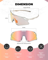 ROCKBROS Sonnenbrille Winddichte Fahrradbrille für Outdoor-Sportarten - ROCKBROS-EU