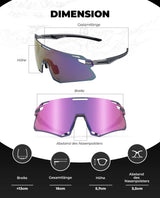 ROCKBROS Sonnenbrille Winddichte Fahrradbrille für Outdoor-Sportarten - ROCKBROS-EU