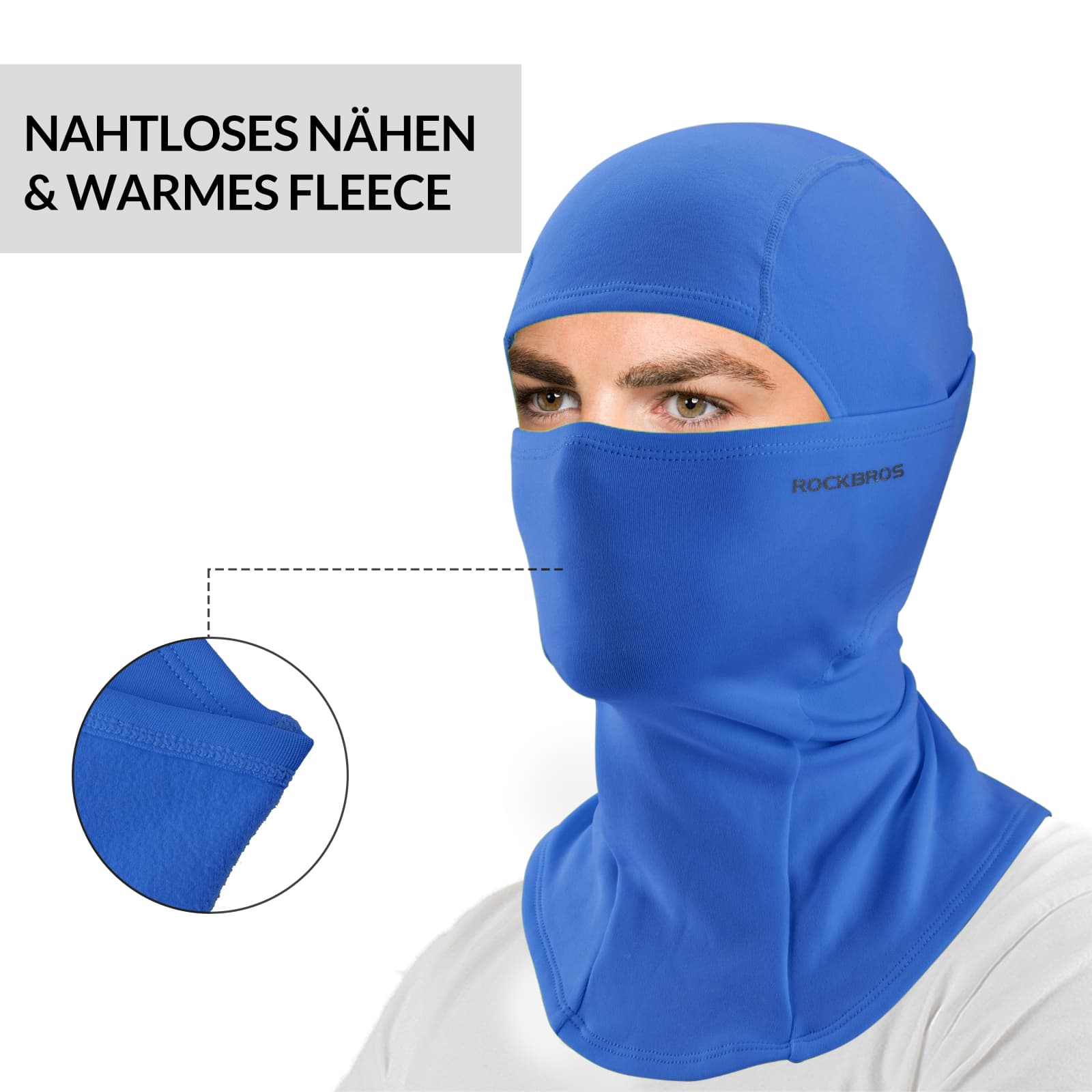 ROCKBROS Sturmhaube Herbst Winter Balaclava für Outdoorsports Unisex