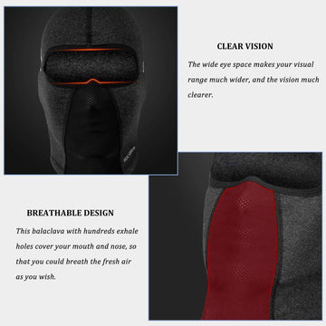 fahrrad masken kaufen ROCKBROS Balaclava Warm Bicycle Face Mask Balaclava 54-62CM Unisex –  ROCKBROS-DE