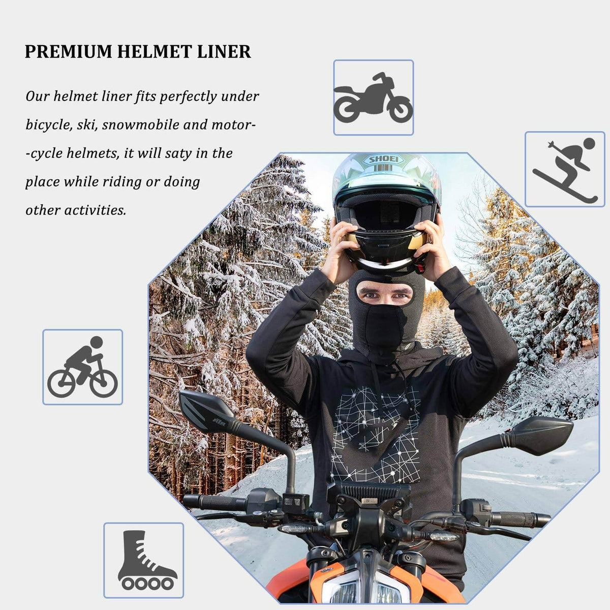 rennrad gesichtsmaske ROCKBROS Sturmhaube Warm Fahrrad Gesichtsmaske Balaclava 54-62CM Unise –  ROCKBROS-DE