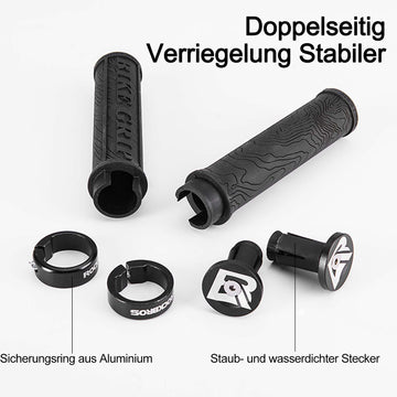 fahrradgriffe säubern ROCKBROS Ultra-Leicht Fahrradgriffe aus Gummi mit Aluminium Lock-on De –  ROCKBROS-DE