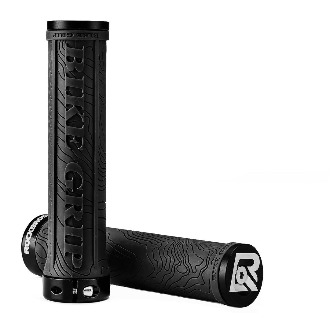 fahrradgriffe aufziehen ROCKBROS Ultra-Leicht Fahrradgriffe aus Gummi mit Aluminium Lock-on De – ROCKBROS-DE