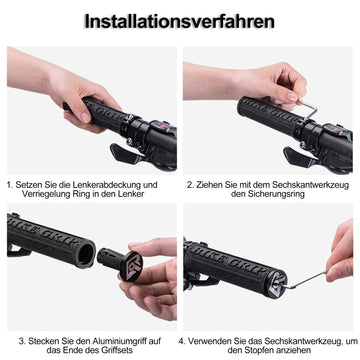 fahrradgriffe mit federung ROCKBROS Ultra-Leicht Fahrradgriffe aus Gummi mit Aluminium Lock-on De –  ROCKBROS-DE