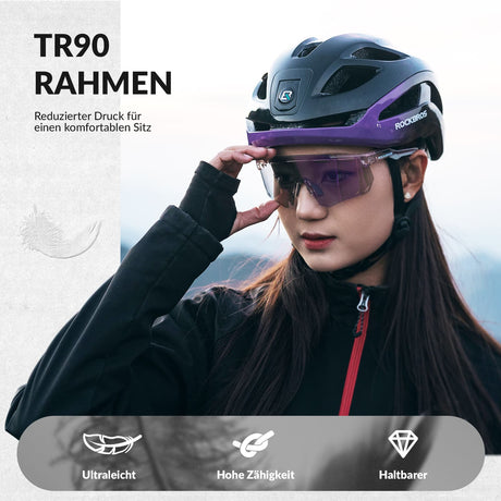 ROCKBROS Ultraleicht Fahrradbrille Sonnenbrille mit UV400-Schutz - ROCKBROS-EU