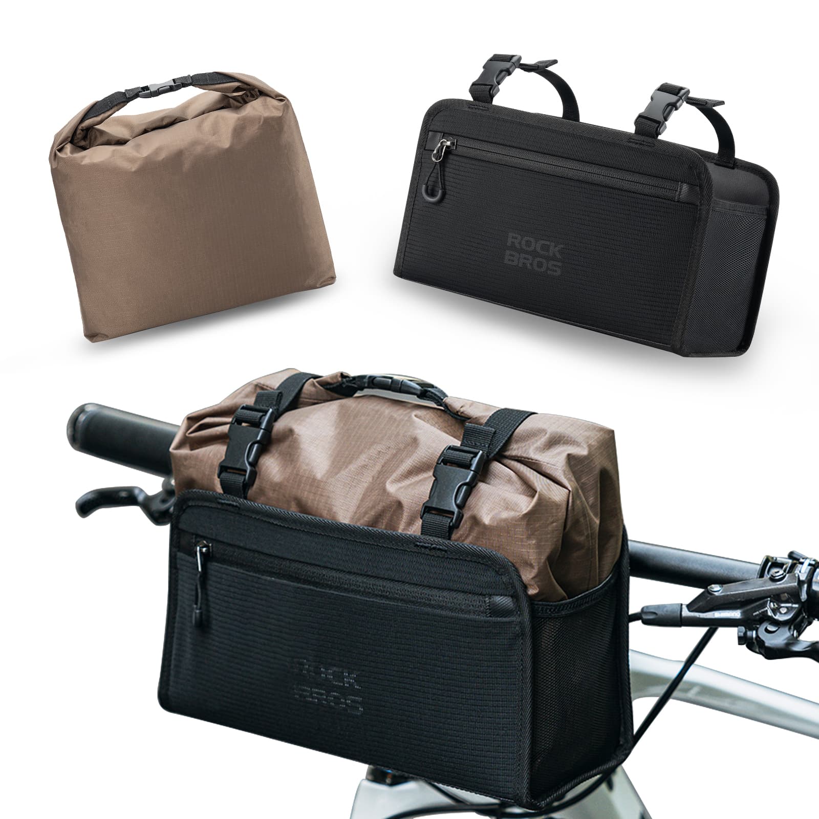 ROCKBROS Wasserdicht Lenkertasche Abnehmbar Fahrradkorb ca.5,5L –  ROCKBROS-DE