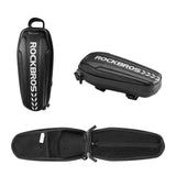 ROCKBROS Wasserdicht Oberrohrtasche Satteltasche 1L/1,5L Schwarz - ROCKBROS-EU