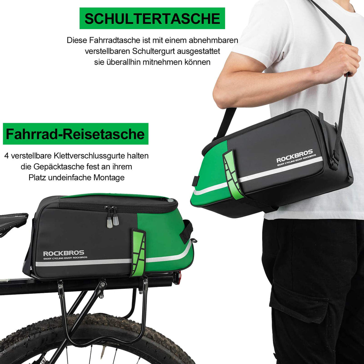 ROCKBROS Wasserdichte Gepäckträgertasche Für Fahrrad - ROCKBROS-EU