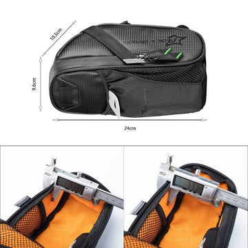 fahrradtasche für flaschenhalterung Wasserdichte Satteltasche mit Flaschenhalter – ROCKBROS-DE