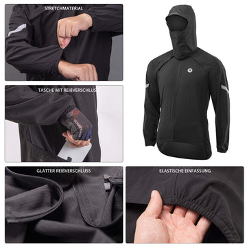 Abnehmbare ärmel Fahrrad Windjacke Mit Abnehmbaren Ã¤rmeln Damen