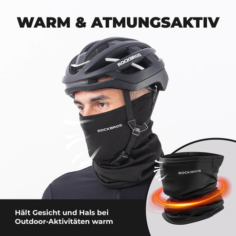 ROCKBROS Winter Halbe Balaclavas Multifunktion Atmungsaktiv Gesichtsbedeckung - ROCKBROS-EU