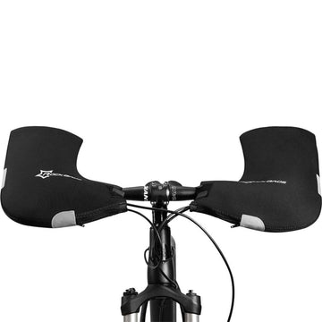 fahrradgriff heizung ROCKBROS Winter Lenkerstulpen Winddicht Handschuhe Schwarz – ROCKBROS-DE
