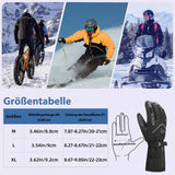 ROCKBROS Winter Skihandschuhe Wiederaufladbare Beheizte Handschuhe Schwarz - ROCKBROS-EU