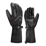 ROCKBROS Winter Skihandschuhe Wiederaufladbare Beheizte Handschuhe Schwarz - ROCKBROS-EU