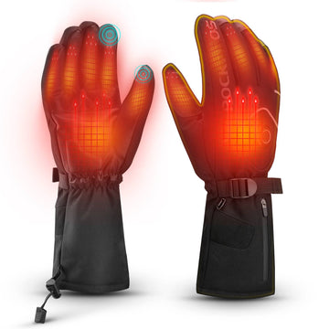 beheizbare handschuhe amazon ROCKBROS Winter Skihandschuhe Wiederaufladbare Beheizte Handschuhe Sch – ROCKBROS-DE
