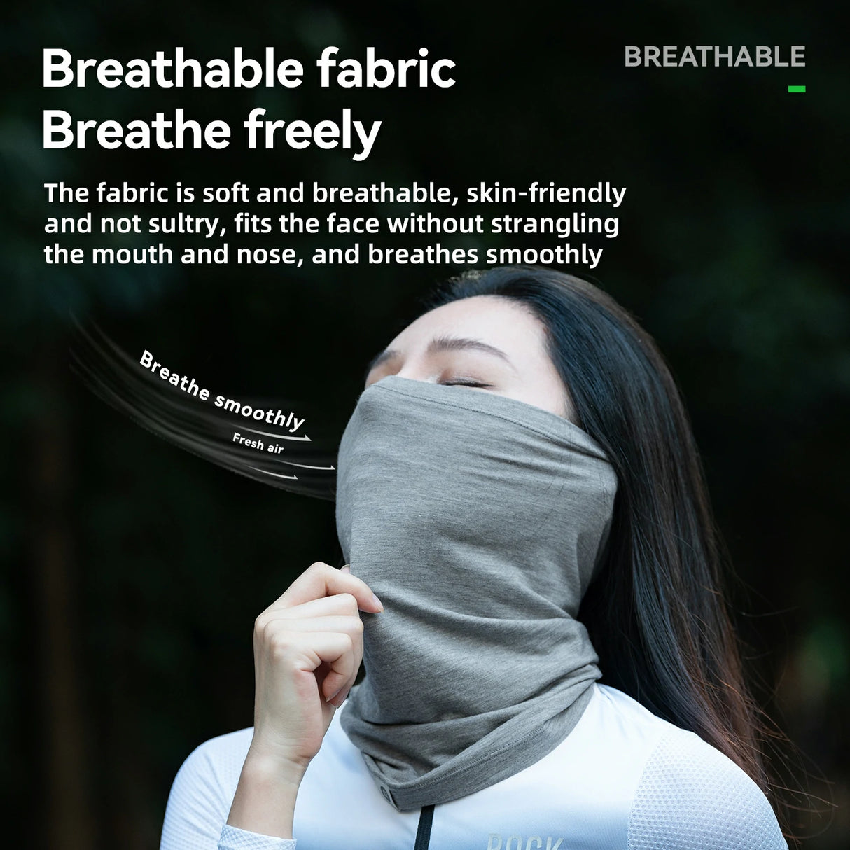 ROCKBROS Winter Thermo Halstuch aus Wolle Schlauchtuch - ROCKBROS-EU