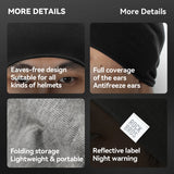 ROCKBROS Winter-Thermomütze aus Wolle – warm