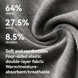 ROCKBROS Winter-Thermomütze aus Wolle – warm