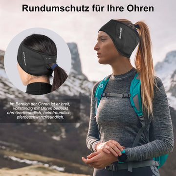 stirnband unter fahrradhelm nähen ROCKBROS Winter Thermo Radfahren Ohrwärmer Stirnbänder für Männer Frau – ROCKBROS-DE