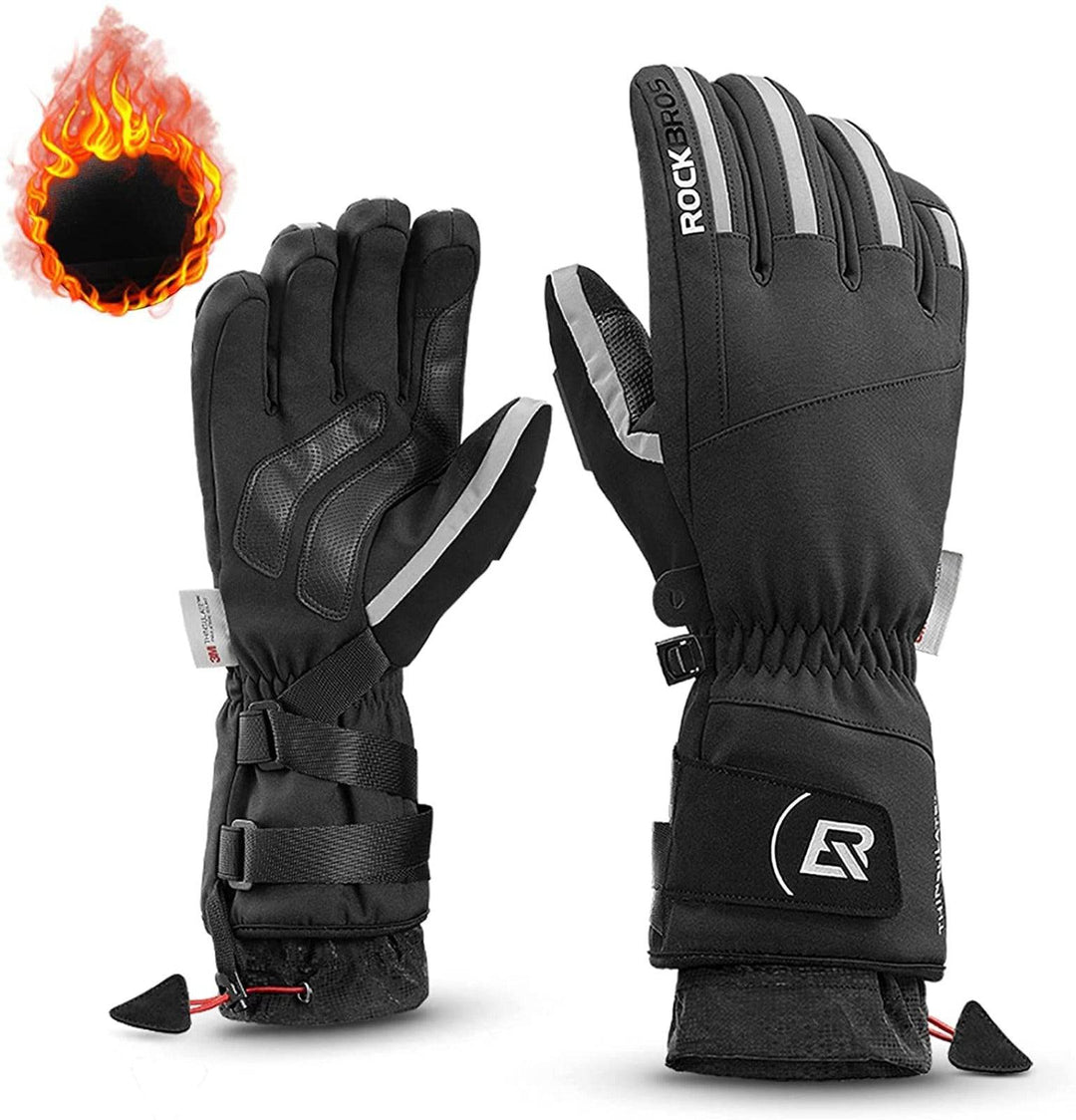 winterhandschuhe rennrad ROCKBROS Winterhandschuhe Fahrradhandschuhe Herren Winddicht M-2XL – ROCKBROS-DE