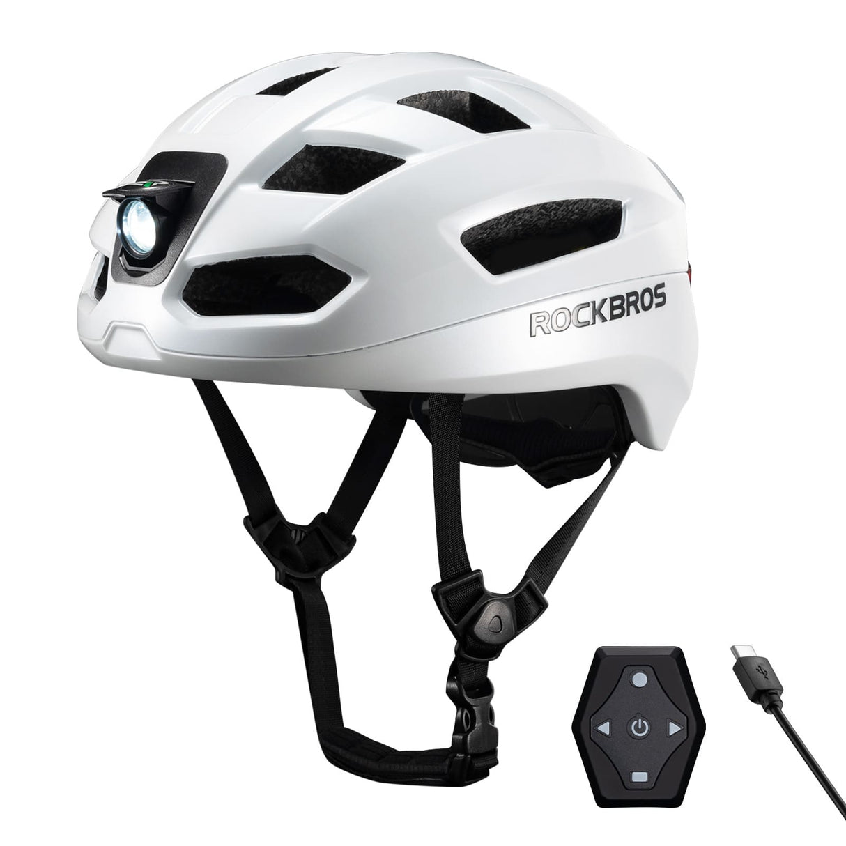 Smart Fahrradhelm mit Licht