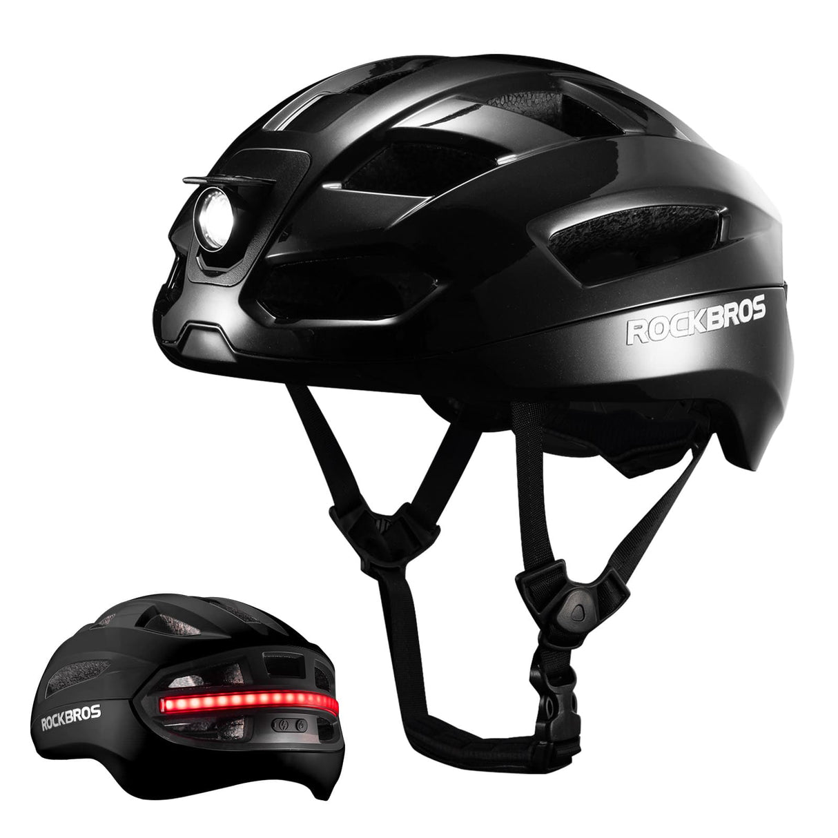 Smart Fahrradhelm mit Licht