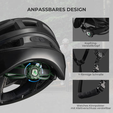 fahrradhelm kinnpolster Remotely Controlled Smart Bike Helmet with Light
