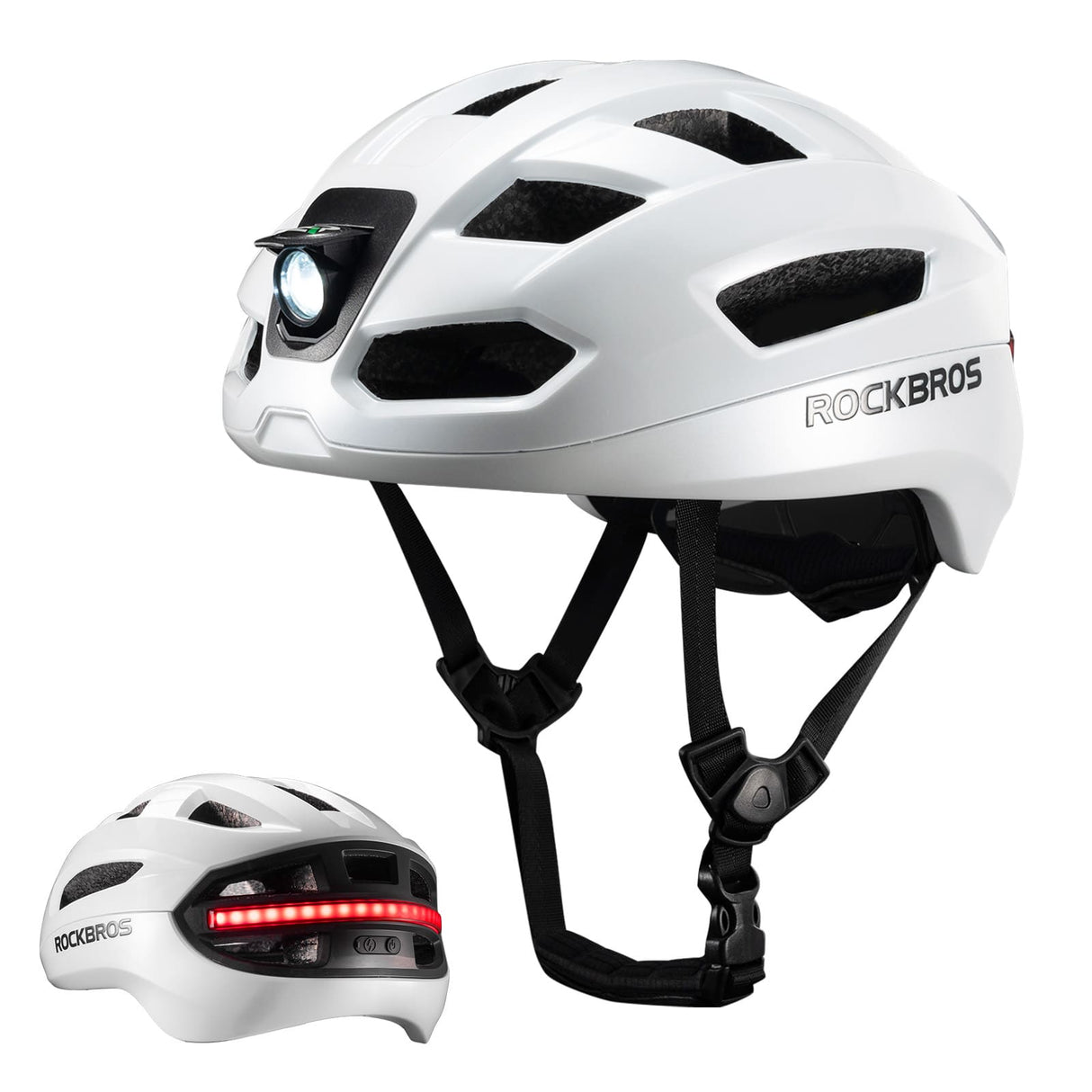 Smart Fahrradhelm mit Licht