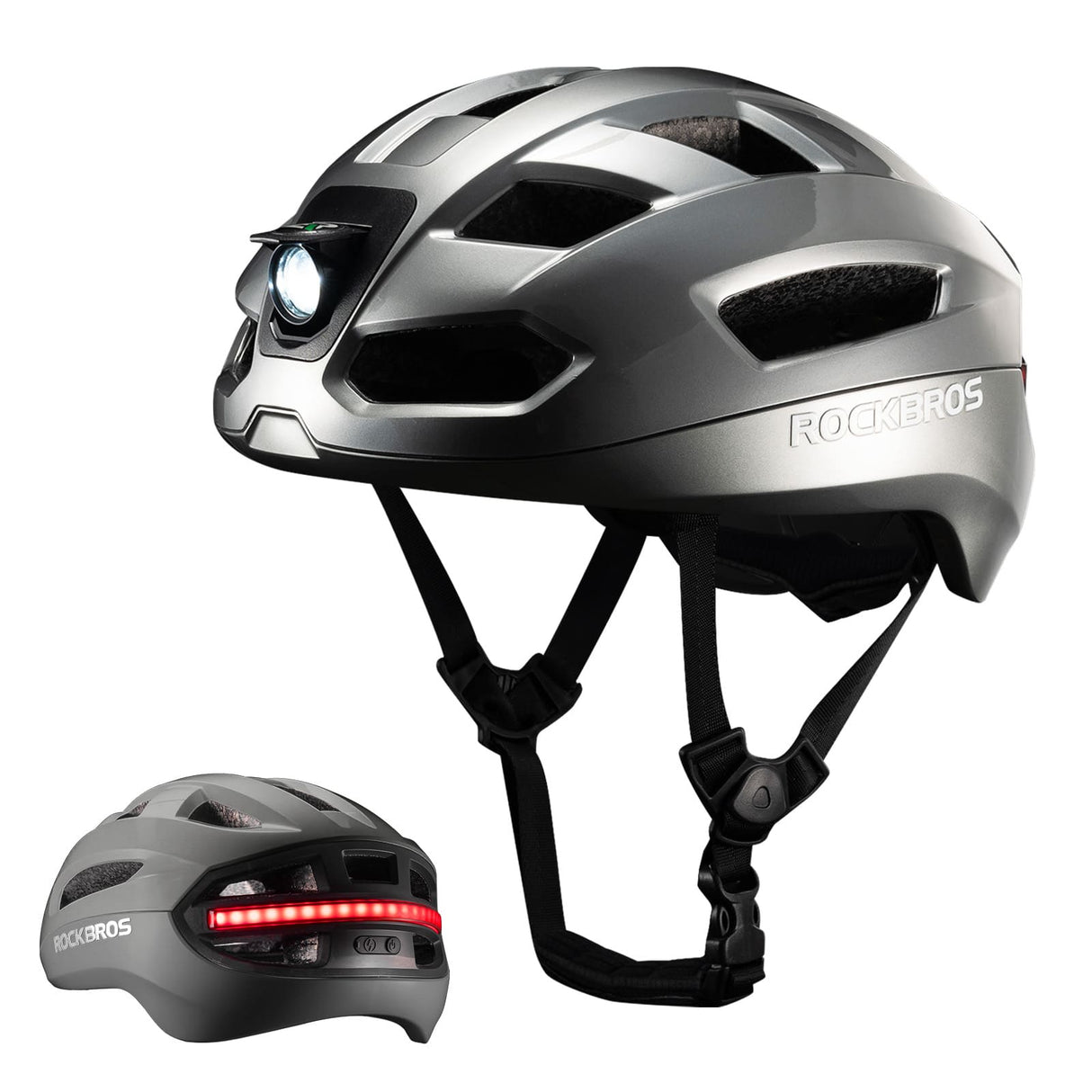 Smart Fahrradhelm mit Licht