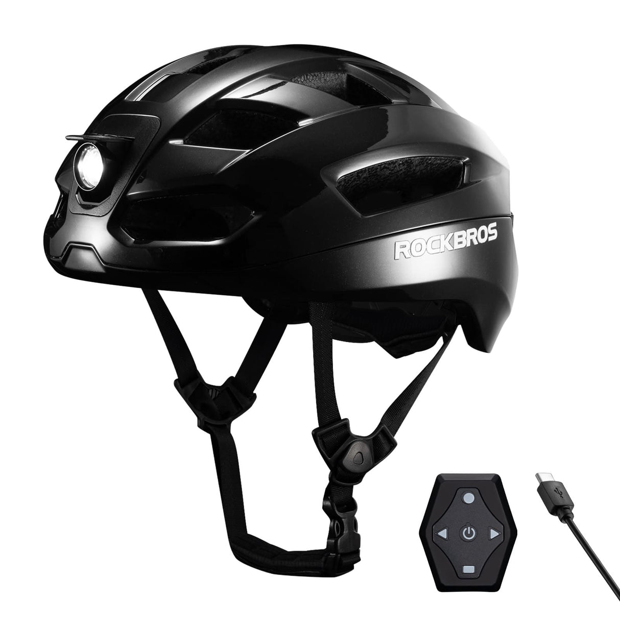 Smart Fahrradhelm mit Licht