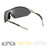 Sports Cycling Sunglasses with 3 Interchangeable#Color_Beige