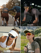 Sports Cycling Sunglasses with 3 Interchangeable