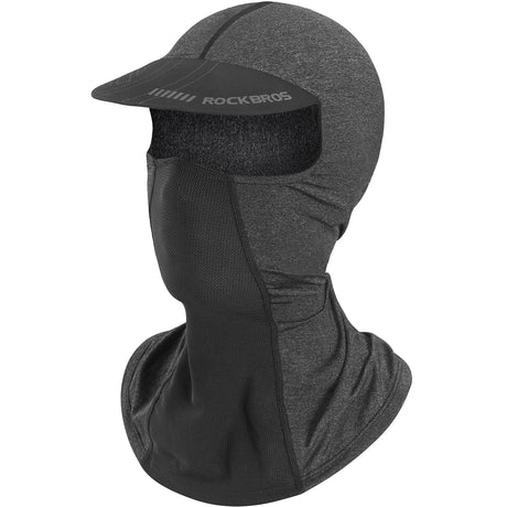 ROCKBROS ROCKBROS Kominiarka z daszkiem pod kask Ochrona UV Szybkie suche lato do jazdy na rowerze W?dkowanie Sporty na ?wie?ym powietrzu, Unisex KominiarkiSrebrny