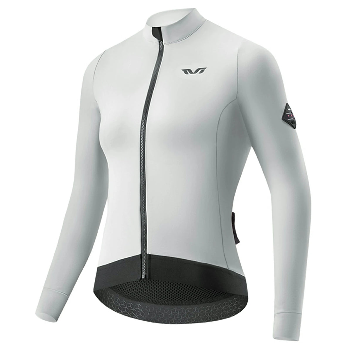 TVI Damen-Radtrikot mit langen Ärmeln – warmes und atmungsaktives Radsporttrikot