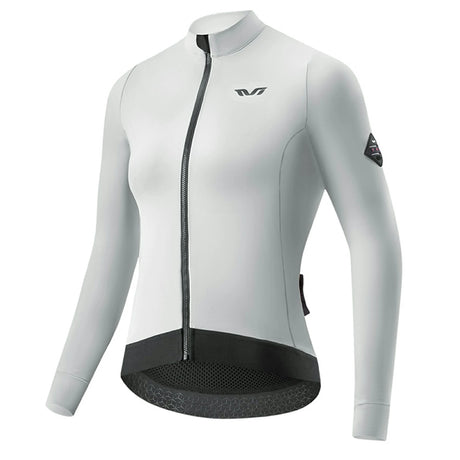 TVI Damen-Radtrikot mit langen Ärmeln – warmes und atmungsaktives Radsporttrikot