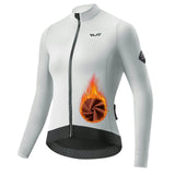 TVI Damen-Radtrikot mit langen Ärmeln – warmes und atmungsaktives Radsporttrikot