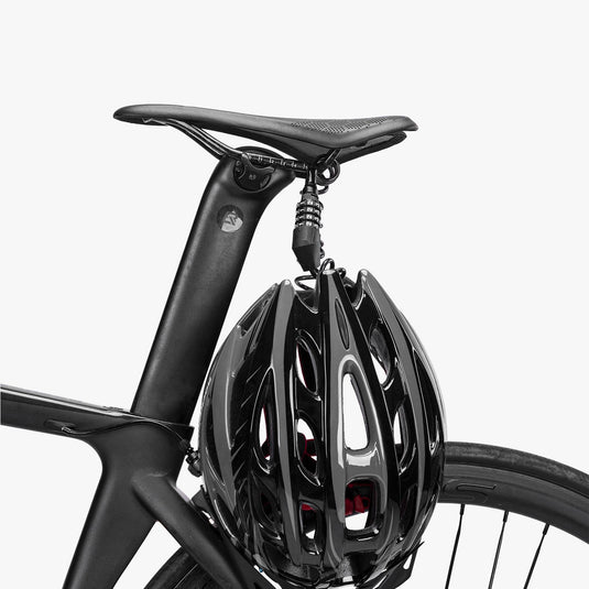 ROCKBROS bicycle lock combination lock helmet lock with 4-digit code max. 150 cm