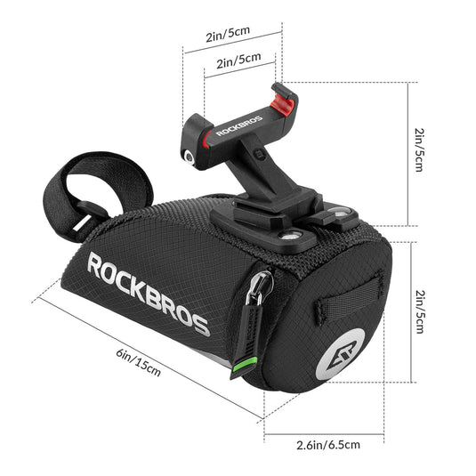 ROCKBROS Fahrrad Satteltasche für MTB/Rennrad/Faltrad Mini Portable
