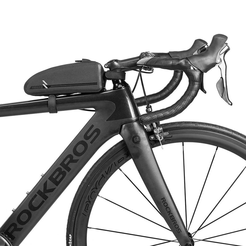 Load image into Gallery viewer, ROCKBROS bicycle frame bag waterproof dustproof black 1L/1.6L
