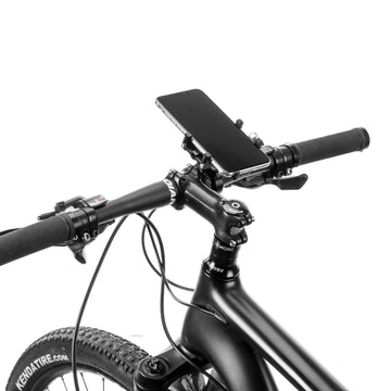 Rockbros Silikon Handyhalter 4,0-6,8 für Fahrradlenker, Schwarz LF436BK