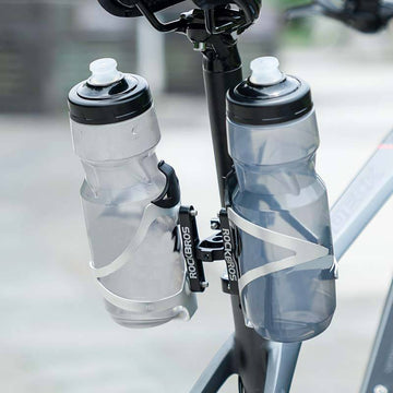 ROCKBROS Alu Universal Flaschenhalter Adapter für Fahrrad und Motorrad